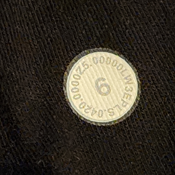 Lululemon Black Quilted Calm Jacket Size 6 Soft Cotton Athleisure Active Cozy - Picture 15 of 16